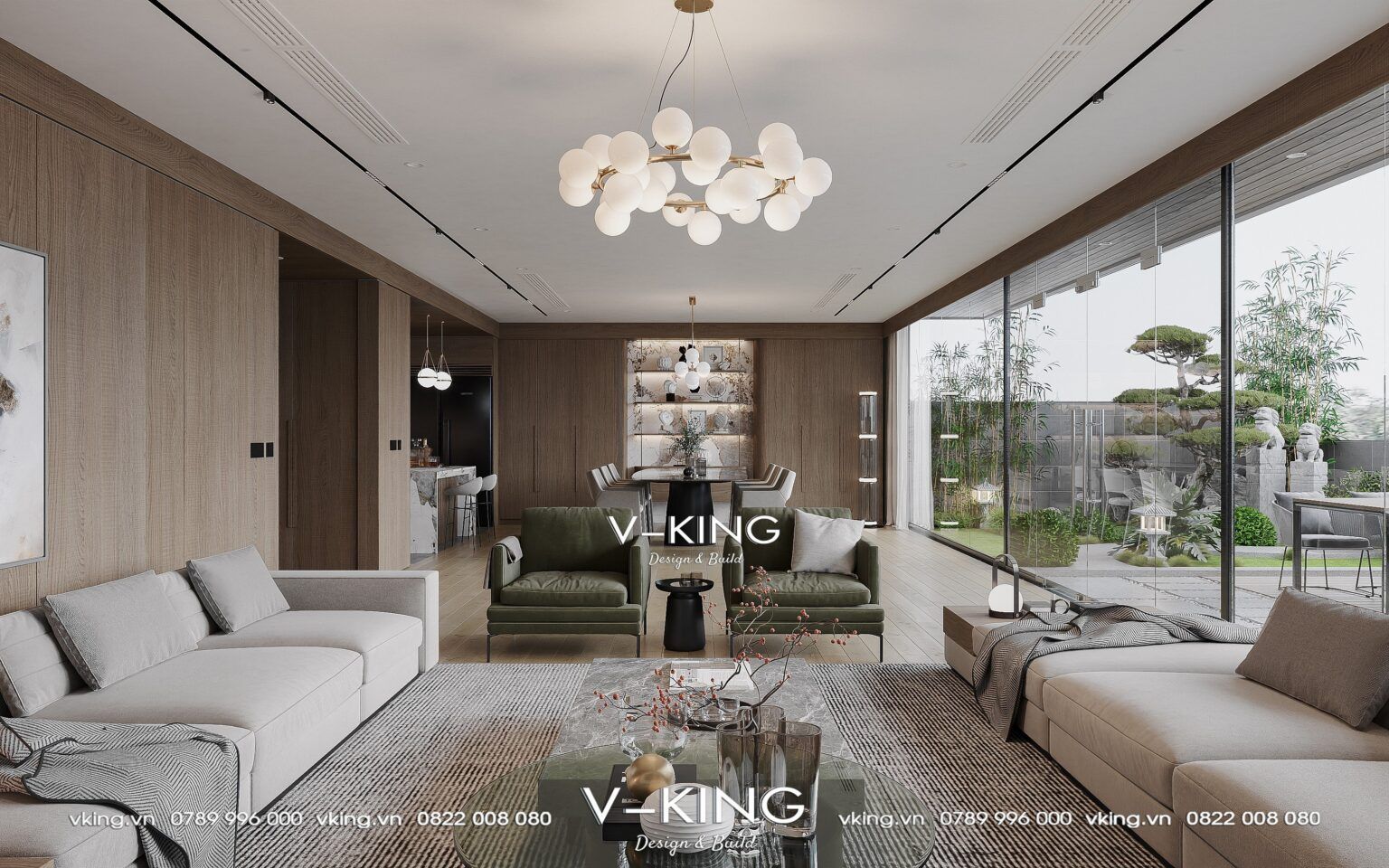 Nội thất chung cư hiện đại tại Bình Dương NT23035