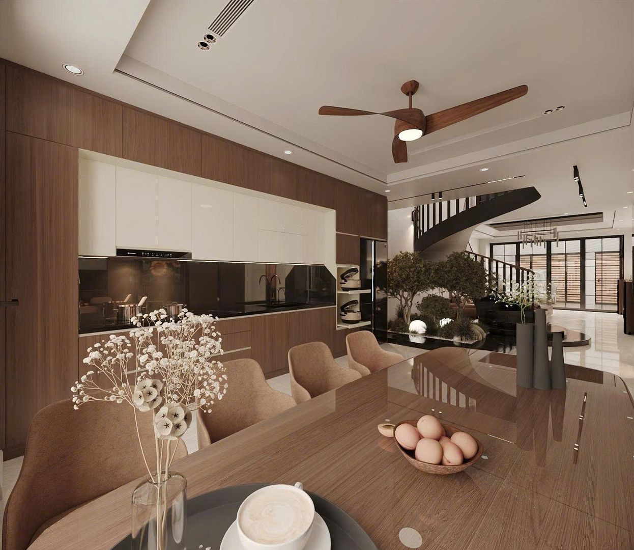 Thi công nội thất nhà phố