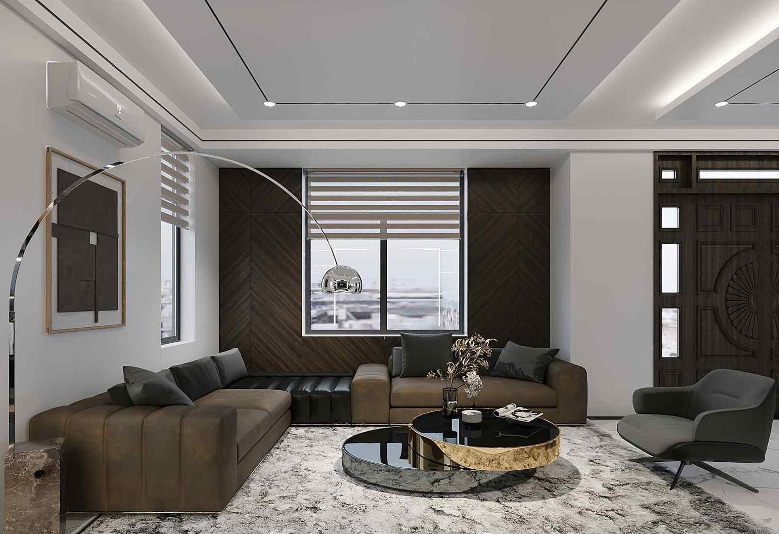 Dự án thiết kế nội thất nhà phố 3 tầng hiện đại 95m2 tại Hà Nội