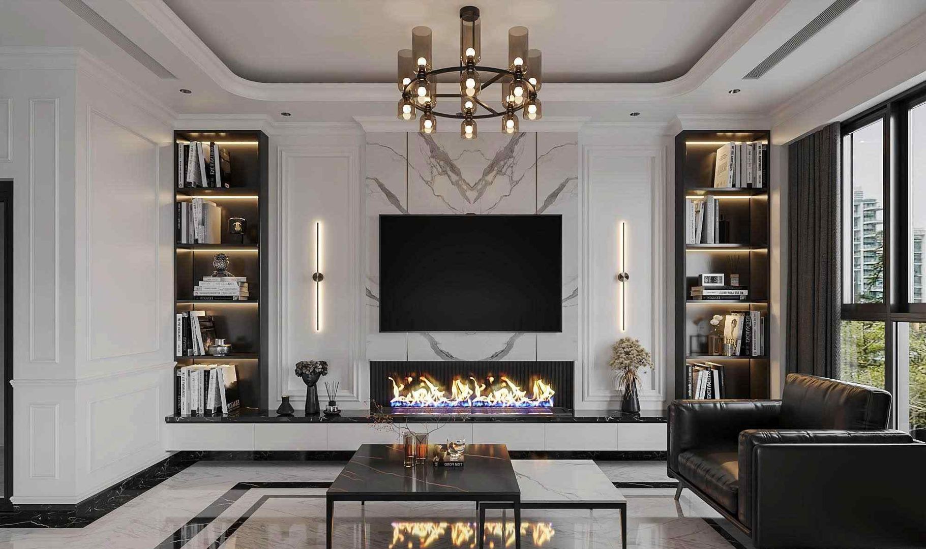 Dự án thiết kế nội thất nhà phố liền kề hiện đại