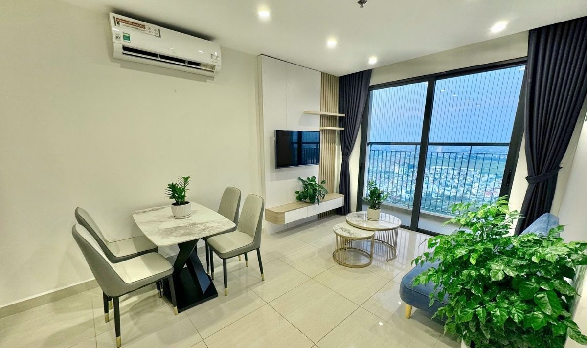 Thi công nội thất chung cư 2 phòng ngủ tại Vinhomes Smart City