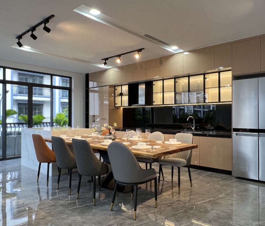 Tủ Bếp Đẹp Acrylic – ACMB05