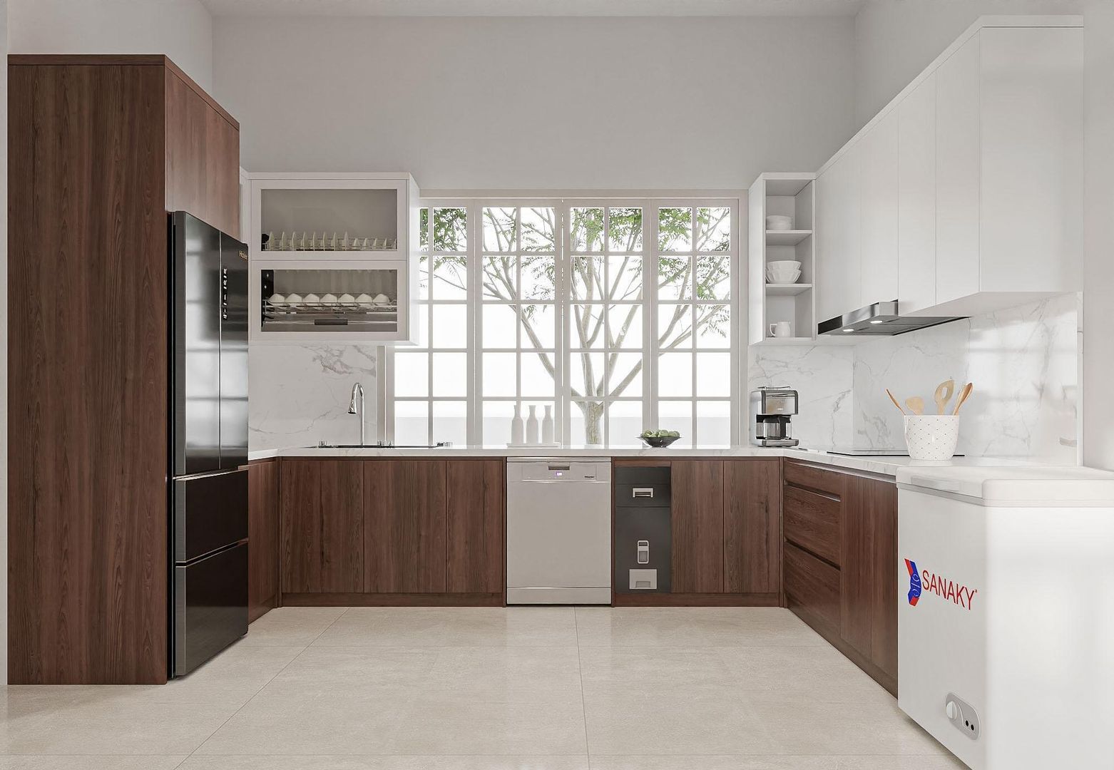 Diện tích phòng bếp bao nhiêu là hợp lý nhất?