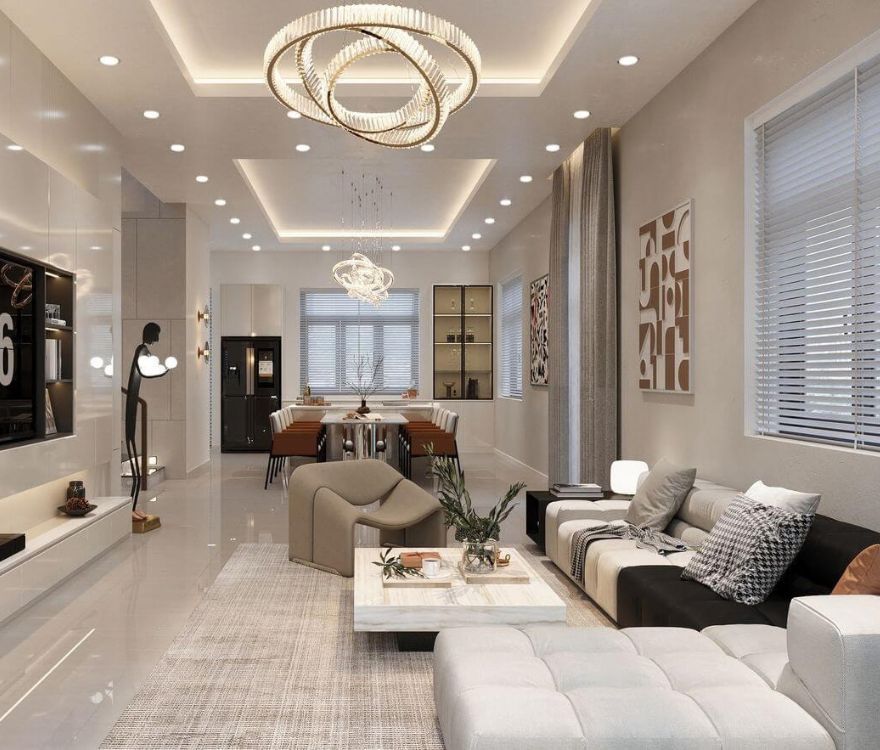 Thiết kế nội thất nhà phố