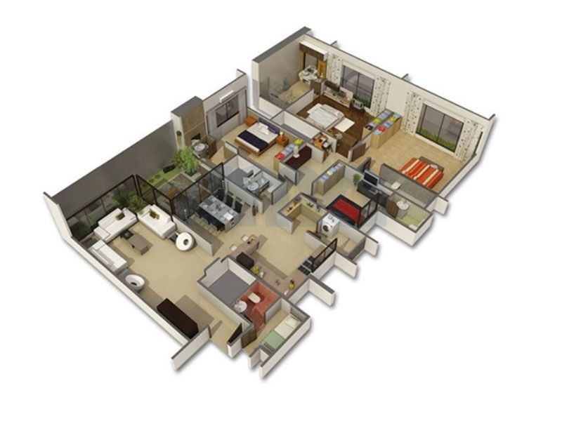 Chung cư 4 phòng ngủ